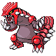 #383 Groudon sprite Platino