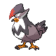 #398 Staraptor sprite Platino