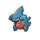 #443 Gible sprite Platino