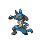#448 Lucario sprite Platino