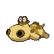 #449 Hippopotas sprite Platino