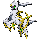 #493 Arceus sprite Platino