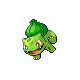 #001 Bulbasaur sprite Platino Shiny