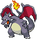 #006 Charizard sprite Platino Shiny