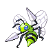 #015 Beedrill sprite Platino Shiny