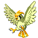 #017 Pidgeotto sprite Platino Shiny