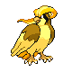 #018 Pidgeot sprite Platino Shiny