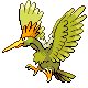 #022 Fearow sprite Platino Shiny