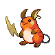 #026 Raichu sprite Platino Shiny