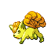 #037 Vulpix sprite Platino Shiny