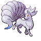 #038 Ninetales sprite Platino Shiny