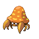 #047 Parasect sprite Platino Shiny