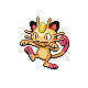 #052 Meowth sprite Platino Shiny