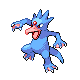 #055 Golduck sprite Platino Shiny