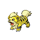 #058 Growlithe sprite Platino Shiny
