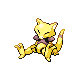 #063 Abra sprite Platino Shiny