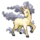 #078 Rapidash sprite Platino Shiny