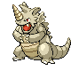 #112 Rhydon sprite Platino Shiny