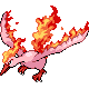 #146 Moltres sprite Platino Shiny