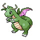 #149 Dragonite sprite Platino Shiny