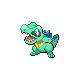 #158 Totodile sprite Platino Shiny