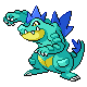 #160 Feraligatr sprite Platino Shiny