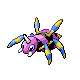 #168 Ariados sprite Platino Shiny