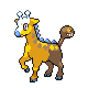#203 Girafarig sprite Platino Shiny