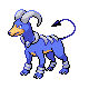 #229 Houndoom sprite Platino Shiny