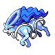 #245 Suicune sprite Platino Shiny