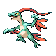 #253 Grovyle sprite Platino Shiny