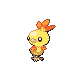 #255 Torchic sprite Platino Shiny