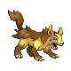 #262 Mightyena sprite Platino Shiny