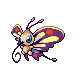 #267 Beautifly sprite Platino Shiny