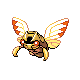 #291 Ninjask sprite Platino Shiny