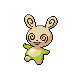 #327 Spinda sprite Platino Shiny