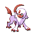 #359 Absol sprite Platino Shiny