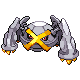 #376 Metagross sprite Platino Shiny