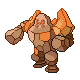 #377 Regirock sprite Platino Shiny