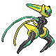 #386 Deoxys Velocidad sprite Platino Shiny