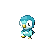 #393 Piplup sprite Platino Shiny