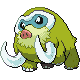 #473 Mamoswine sprite Platino Shiny