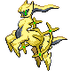 #493 Arceus sprite Platino Shiny