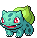 #001 Bulbasaur sprite Frontal