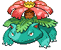 #003 Venusaur sprite Frontal