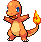 #004 Charmander sprite Frontal