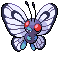 #012 Butterfree sprite Frontal