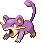 #019 Rattata sprite Frontal