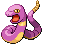 #023 Ekans sprite Frontal