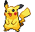 #025 Pikachu sprite Frontal
